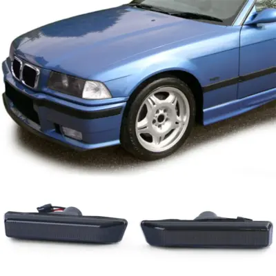 Frecce LED Laterali Nere Fumè per BMW Serie 3 E36 96-00 X5 E53 00-07