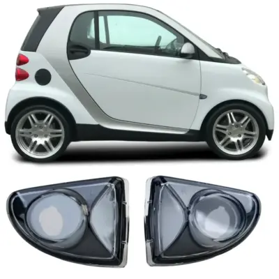 Frecce Set Vetro Trasparente Nero per Smart ForTwo 451 2007-2015 (Coupé