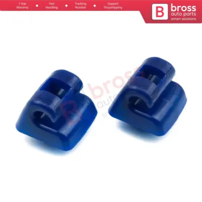 Ganci Supporto Parasole Blu 2 Pezzi per Mercedes W123 W124 W126 W201 190 W140