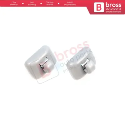 Ganci Supporto Parasole Grigi 2 Pezzi per Audi A1 A3 A4 B7 B8 B9