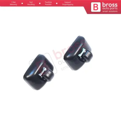 Ganci Supporto Parasole Neri 2 Pezzi per Audi A1 A3 A4 B7 B8 B9