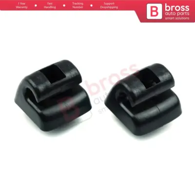 Ganci Supporto Parasole Neri 2 Pezzi per Mercedes W123 W124 W126 W201 190 W140