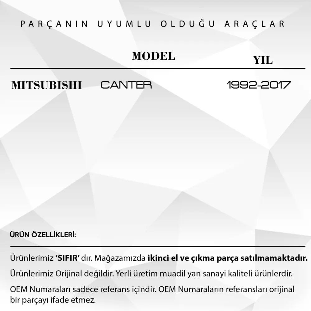 Gomma Pedale Frizione e Freno per Mitsubishi Canter