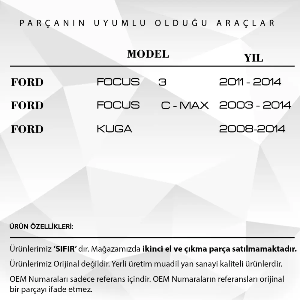 Gommino Pedale per Ford Focus, Focus C-Max, Kuga