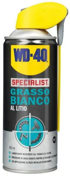 Grasso bianco al litio lubrificante protettivo antiruggine confezione 12 pezzi