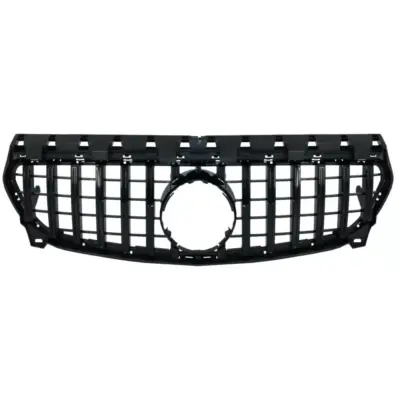 Griglia Anteriore Centrale Full Nero Design Panamericana per Mercedes CLA C117