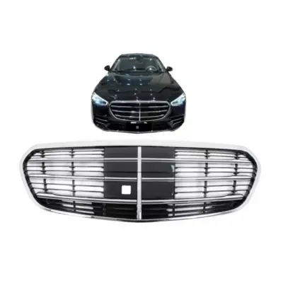 Griglia Anteriore con Foro Telecamera per Mercedes Classe S W223 dal 2020