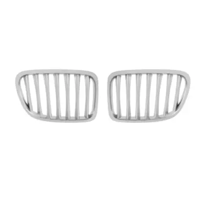 Griglia Anteriore Cromata e Grigia per BMW X1 E84 2009-2015