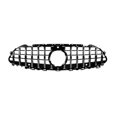 Griglia Anteriore Cromata Nera GT con Apertura Camera per Mercedes CLS C257