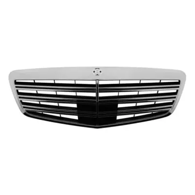 Griglia Anteriore Cromata Nera per Mercedes Classe S W221 2009-2013