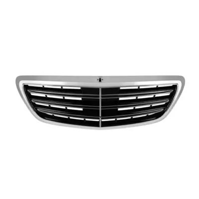 Griglia Anteriore Cromata Nera per Mercedes Classe S W222 2013-2020 Distronic