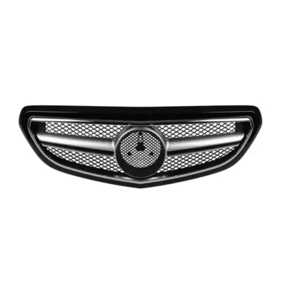 Griglia Anteriore Cromata Nera Tipo a Design per Mercedes W212 2014-2016