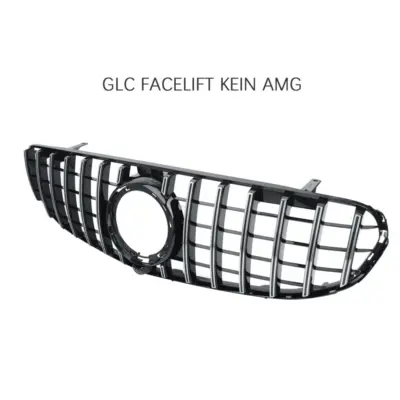 Griglia Anteriore Cromata Panamericana per Mercedes GLC X253 C253 Facelift