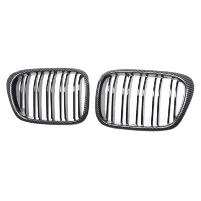 Griglia Anteriore Doppia in Effetto Carbonio per BMW Serie 5 E39
