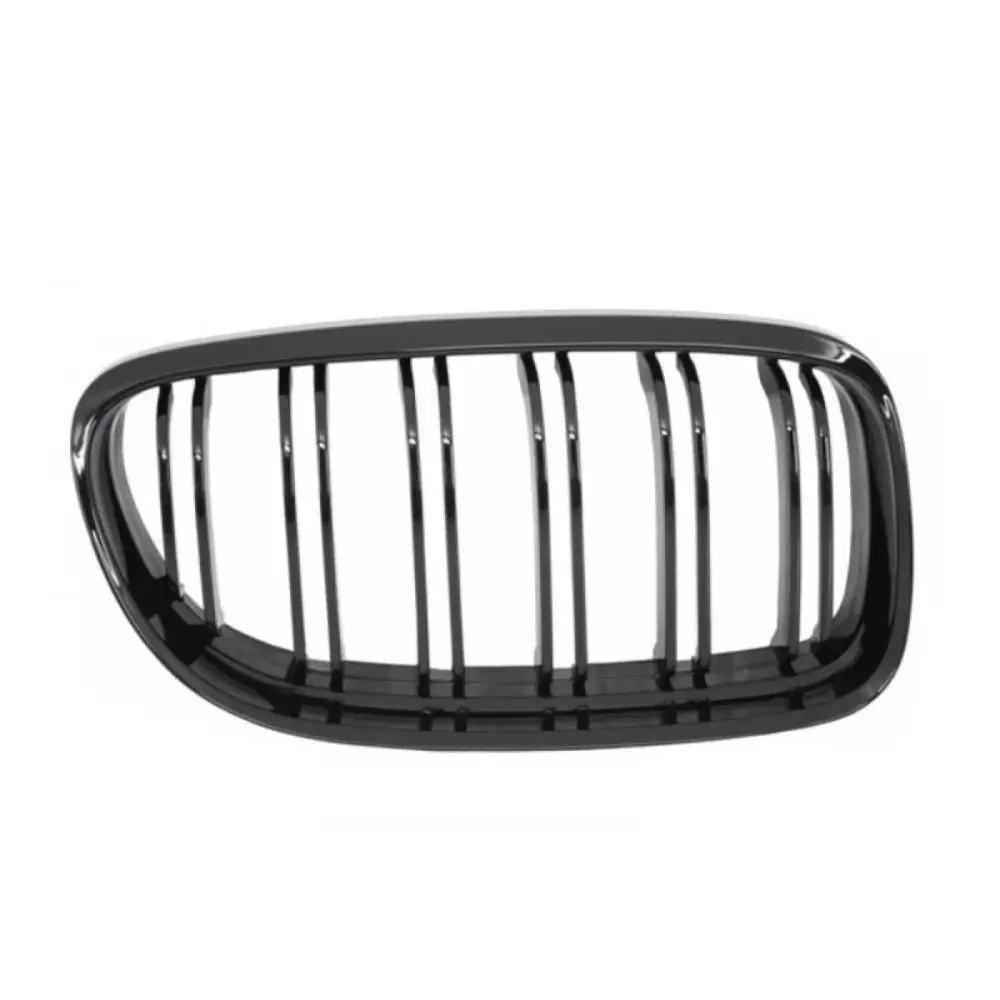 Griglia Anteriore Doppia Striscia Nero Lucido per BMW Serie 3 E90 E91 2008-2011