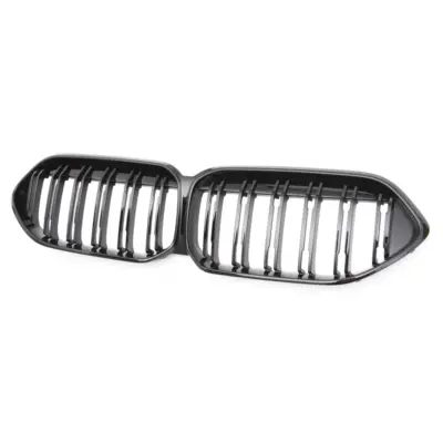 Griglia Anteriore Lucida Nera Doppia Barra per BMW Serie 2 Gran Coupe F44