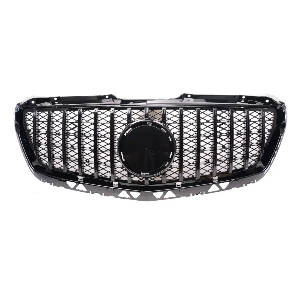 Griglia Anteriore Lucida Nera Panamericana con Rete per Mercedes Sprinter W906