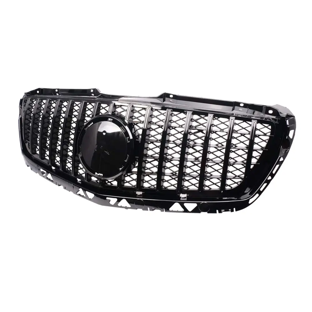 Griglia Anteriore Lucida Nera Panamericana con Rete per Mercedes Sprinter W906