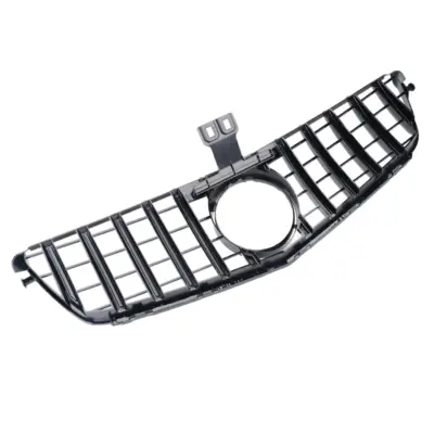 Griglia Anteriore Lucida Nera Panamericana per Mercedes Classe C W204 S204 C204