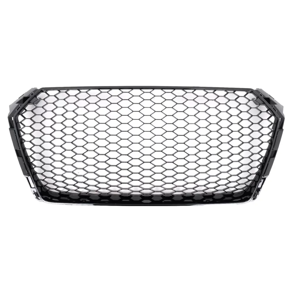 Griglia Anteriore Lucida Nera RS Design per Audi A4 B9 8W 2016-2018