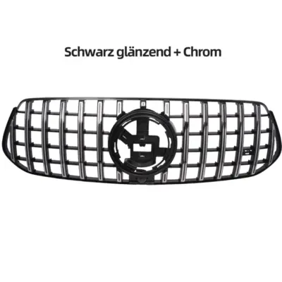 Griglia Anteriore Nera Lucida con Cromature Panamericana per Mercedes GLE V167
