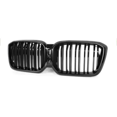 Griglia Anteriore Nera Lucida Doppia Barra per BMW X3 G01 G02 Facelift