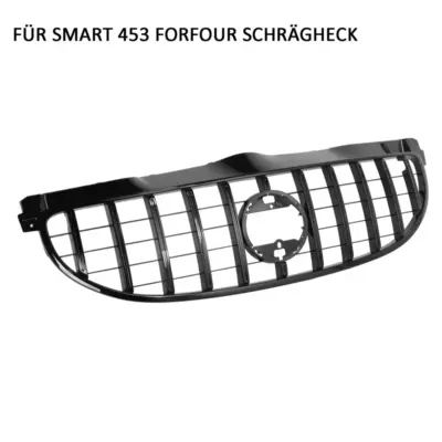 Griglia Anteriore Nera Lucida GT Panamericana per Smart Forfour W453