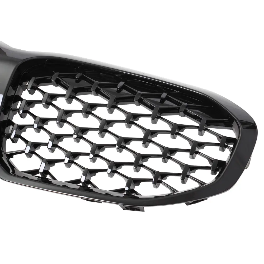 Griglia Anteriore Nera Lucida Mesh per BMW Serie 1 F40