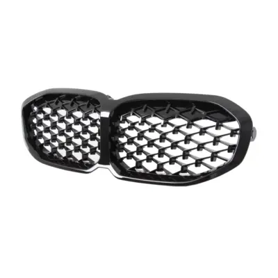 Griglia Anteriore Nera Lucida Mesh per BMW Serie 1 F40