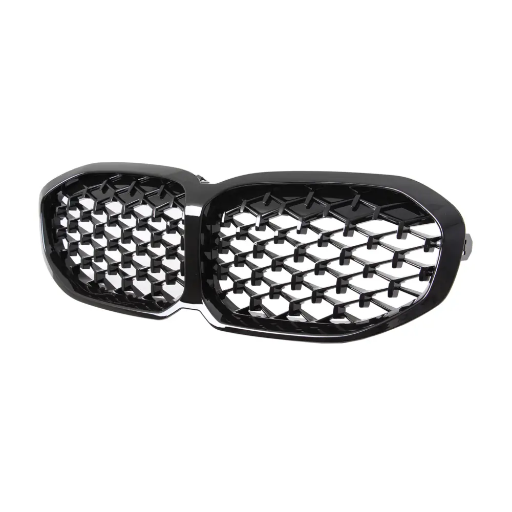Griglia Anteriore Nera Lucida Mesh per BMW Serie 1 F40