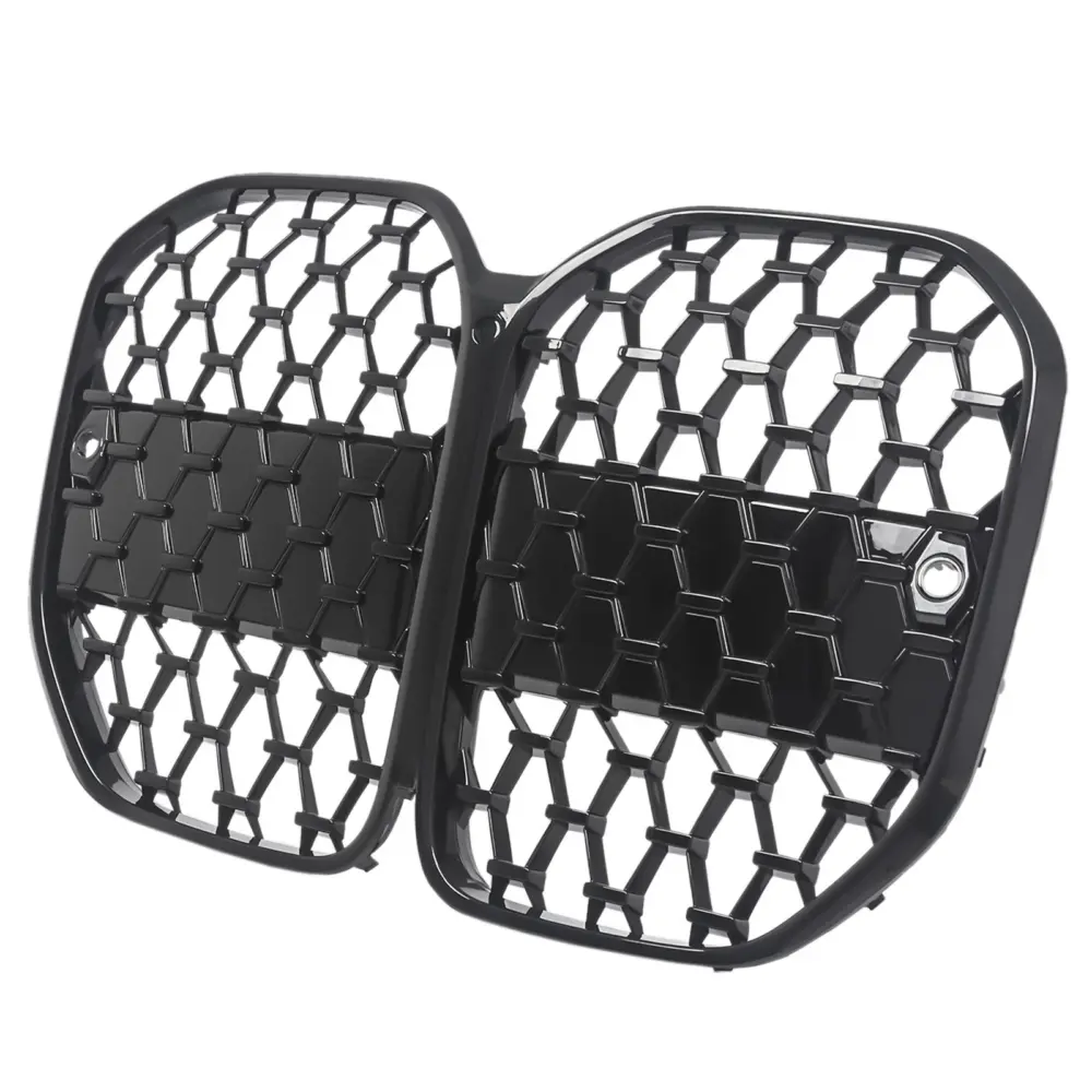Griglia Anteriore Nera Lucida Mesh per BMW Serie 4 G22 G23