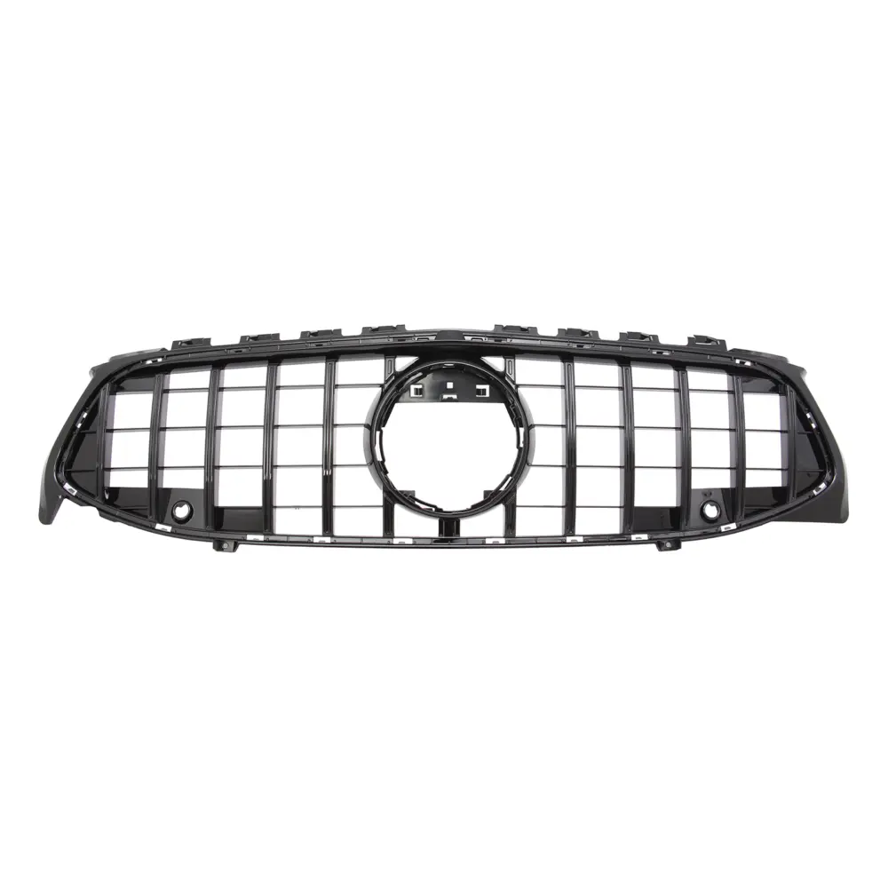 Griglia Anteriore Nera Lucida Panamericana per Mercedes CLA C118 X118