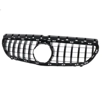 Griglia Anteriore Nera Lucida Panamericana per Mercedes Classe B W246 W242