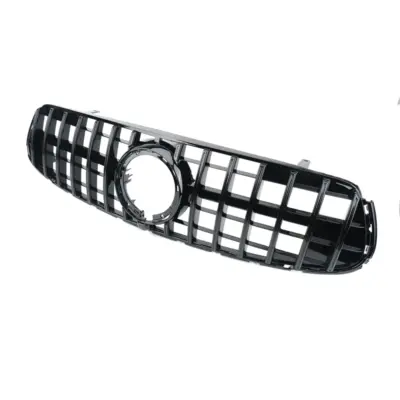 Griglia Anteriore Nera Lucida Panamericana per Mercedes GLC X253 C253 Facelift