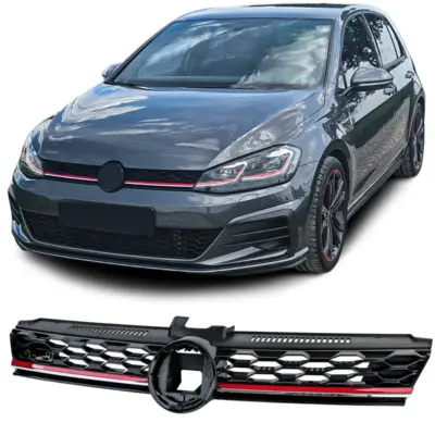 Griglia Anteriore Nera Lucida per Volkswagen Golf 7 GTI 2017-2020