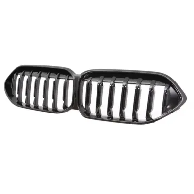 Griglia Anteriore Nera Lucida Singolo Listello per BMW Serie 2 Gran Coupe F44
