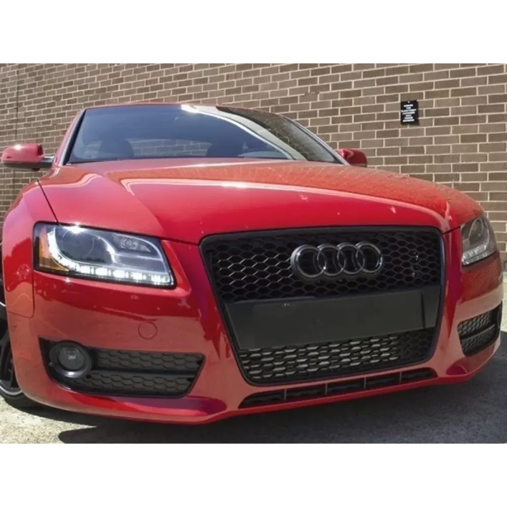 Griglia Anteriore Nera Opaca RS Type per Audi A5 2007-2011 Sportback Coupe
