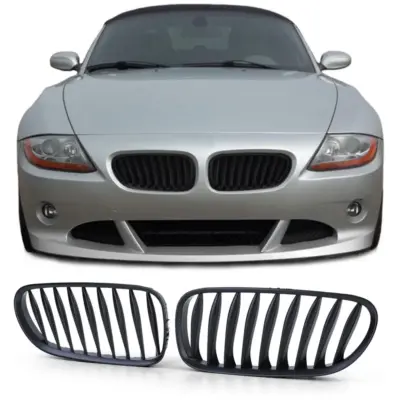 Griglia Anteriore Nera Sportiva per BMW Z4 E85 E86 2002-2009