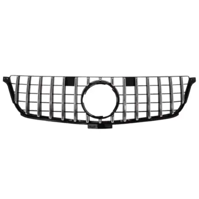 Griglia Anteriore Nero Cromato Gt-r Panamericana per Mercedes Ml-class W166