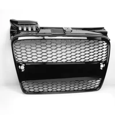 Griglia Anteriore Nido D'ape Nero Lucido per Audi A4 B7 05-08