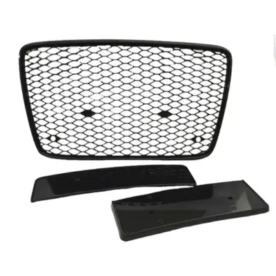 Griglia Anteriore Nido D'ape Nero RSQ7 Look per Audi Q7 4L 05-15