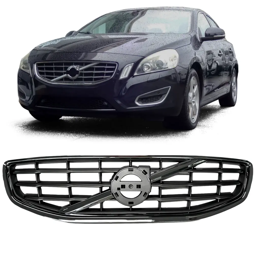 Griglia Anteriore per Volvo S60 V60 2011-2014, OEM, Senza Logo