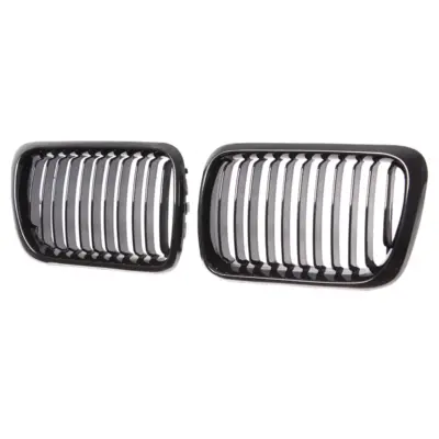 Griglia Anteriore Singola Nero Lucido per BMW Serie 3 E36 Facelift
