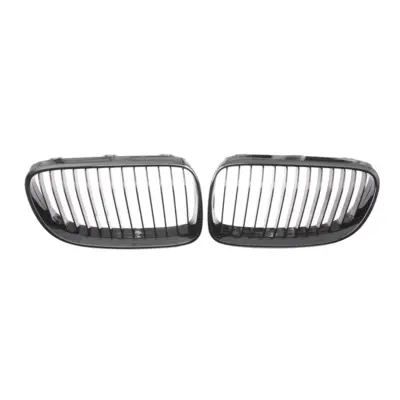 Griglia Anteriore Singolo Listello Nero Lucido per BMW Serie 3 Coupe E92 E93