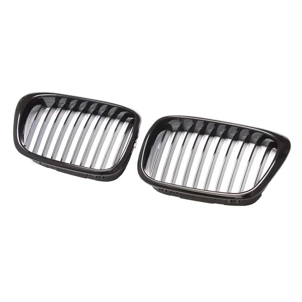 Griglia Anteriore Singolo Listello Nero Lucido per BMW Serie 5 E39