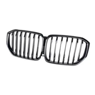 Griglia Anteriore Singolo Listello Nero Lucido per BMW X5 G05