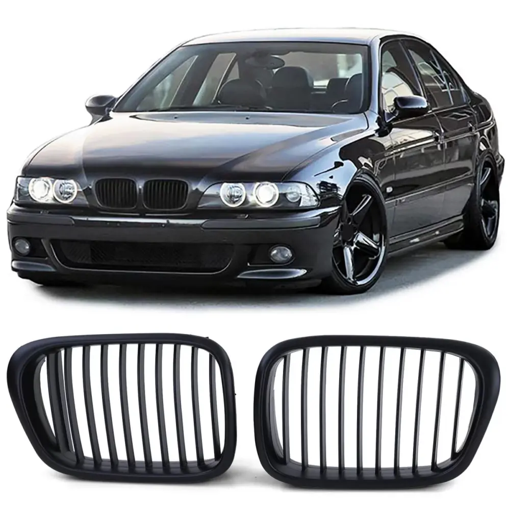 Griglia Anteriore Sportiva Nera per BMW Serie 5 E39 1995-2003
