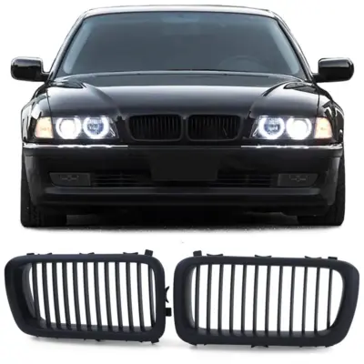 Griglia Anteriore Sportiva Nera per BMW Serie 7 E38 1994-2001