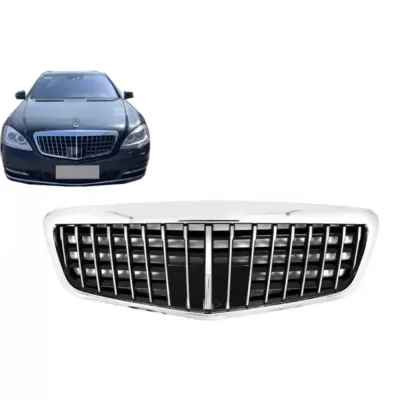 Griglia Anteriore Verticale per Mercedes Classe S W221 Facelift 2010-2013
