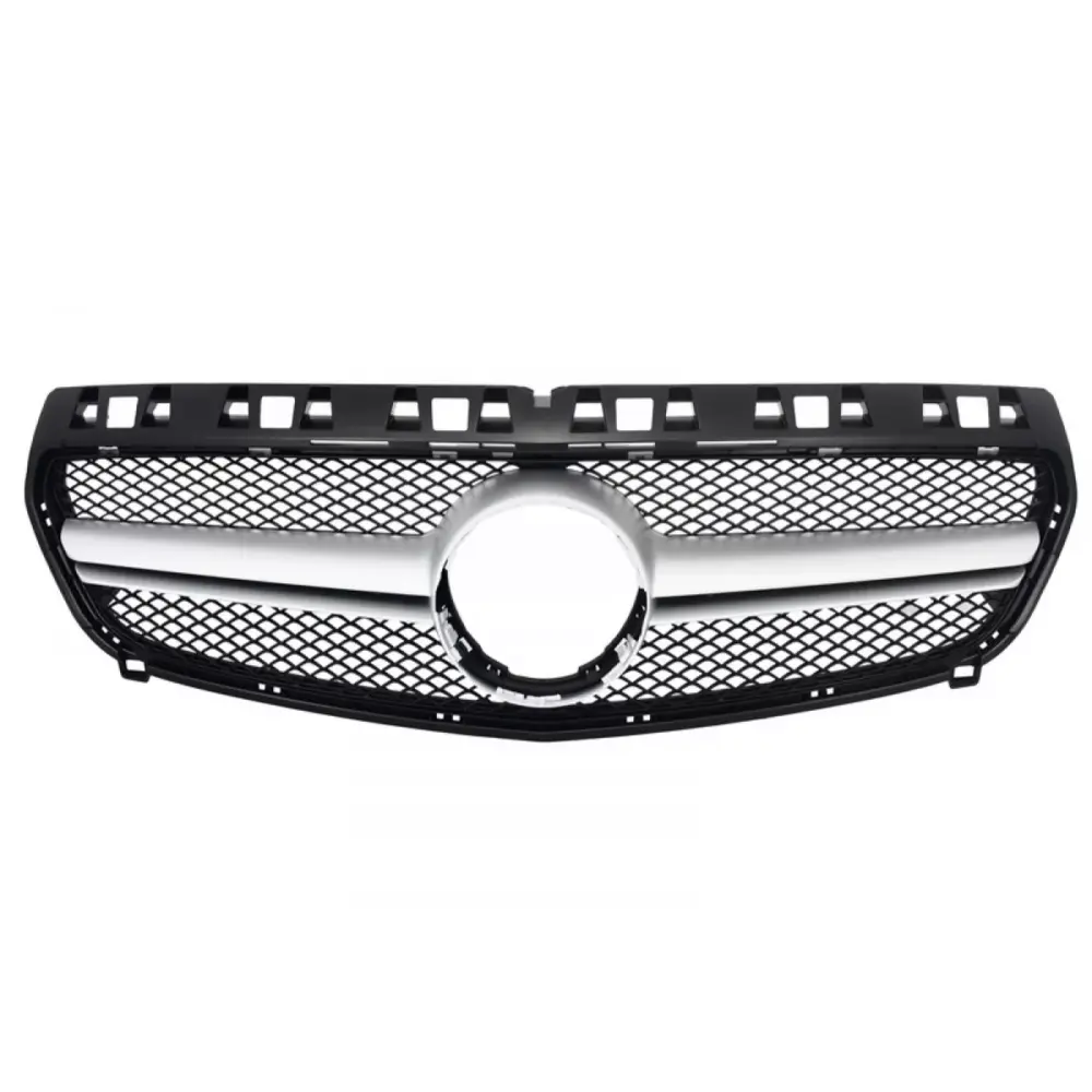 Griglia Centrale Design A45 Argento per Mercedes Classe A W176 2012-2015